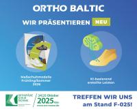 Oktober 2025 nehmen wir an der “Orthopädie Schuh Technik Messe“